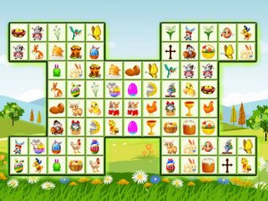 Easter Link Mahjong Puzzle Game