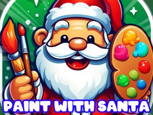 Paint with Santa Online Game - Coloring Game