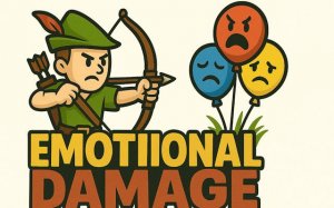Emotional Damage Balloon Popping Archery Online Game