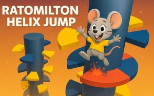 Ratomilton Helix Jump - Online Arcade Drop Game