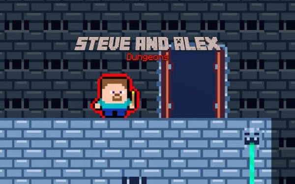 Steve and Alex Dungeons Escape Adventure Online Game