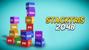 Stacktris 2048 Puzzle Game Online - Number Puzzle Game